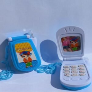 7020 - TELEFONE INFANTIL COM BATERIA COR AZUL