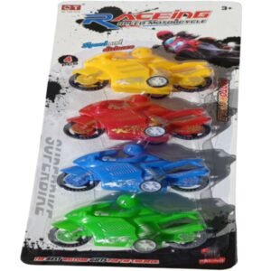 7406 - KIT 4 MOTOS A FRICÇÃO NA CARTELA